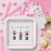 Assiettes En Carton Pink Baby Soda Ready to POP  (Fête)