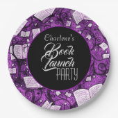 Assiettes En Carton Pink Book Launch Party (Devant)