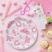 Assiettes En Carton Pink Cowgirl Rodeo Birthday Paper Plates (Fête)