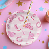 Assiettes En Carton Pink Cowgirl Rodeo Birthday Paper Plates