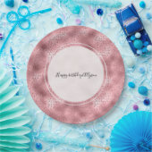 Assiettes En Carton Pink Glitzy Cheetah Print (Fête)