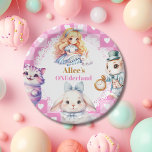 Assiettes En Carton Pink Gold Alice au Pays des merveilles Anniversair<br><div class="desc">Ajoutez une touche de fantaisie à votre fête de thé d'anniversaire avec notre "Pink Gold Alice in Wonderland Birthday Tea Party Paper Plates". Entrez dans le monde enchanteur de Wonderland avec ces charmantes plaques en papier, avec de délicieux accents rose et or et des illustrations fantaisistes inspirées des aventures d'Alice....</div>