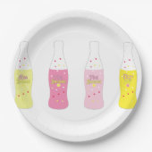 Assiettes En Carton Pink Lemonade Summer Citrus  (Devant)