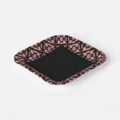 Assiettes En Carton Pink Lotus Classic (Angulaire)