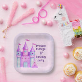 Assiettes En Carton Pink Magic Fairytale Castle Princess Party (Fête)