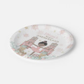 Assiettes En Carton Pink Nutcracker Winter Onederland 1st Birthday (Angle)