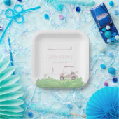 Assiettes En Carton Pink par tee Golf Anniversaire (Fête)