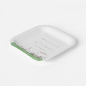 Assiettes En Carton Pink par tee Golf Anniversaire (Angulaire)