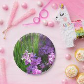 Assiettes En Carton Pink Phlox et Grass été Floral (Fête)