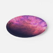 Assiettes En Carton Pink Purple Starry Sky Cosmic Galaxy Sky Fire Glow (Angle)