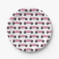 Pink Race Car Girl Racing Anniversaire