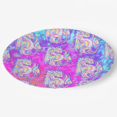 Assiettes En Carton Pink Scribble mignonne Girone Dragon Wyvern Inugam (Angle)