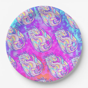 Assiettes En Carton Pink Scribble mignonne Girone Dragon Wyvern Inugam