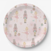 Assiettes En Carton Pink The Nutcracker Christmas Ballet 1er Anniversa (Devant)