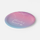 Assiettes En Carton Pink violet bleu plongé fête d'anniversaire Person (Angle)