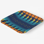 Assiettes En Carton Pins couchés de soleil de style sud-ouest (Angulaire)