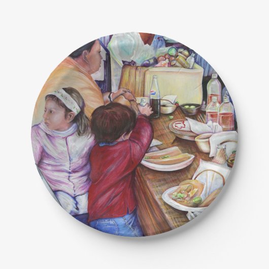 Assiettes En Carton Pique-nique agréable, Mexique (Devant)