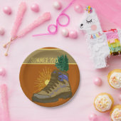 Assiettes En Carton Pique-nique de camping personnalisé (Fête)