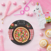 Assiettes En Carton pique-nique de dîner de pizza de partie de pizza (Fête)