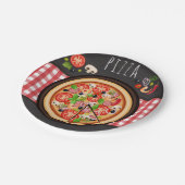 Assiettes En Carton pique-nique de dîner de pizza de partie de pizza (Angle)