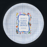 Assiettes En Carton Pique-nique Vichy Moderne Mignon PERSONNALISÉ Baby<br><div class="desc">Assiettes personnalisées adorables et parfaites pour une fête amusante ! Art fait main pour vous ! Parfait pour un brunch ensoleillé ou une douche de mariage sur le thème du pique-nique,  une soirée entre filles,  une fête de fiançailles ou un anniversaire.</div>