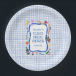 Assiettes En Carton Pique-nique Vichy Moderne Mignon PERSONNALISÉ Baby<br><div class="desc">Assiettes personnalisées adorables et parfaites pour une fête amusante ! Art fait main pour vous ! Parfait pour un brunch estival ou un pique-nique,  une douche de mariage,  une fête de bachelorette,  une fête de fiançailles ou un anniversaire.</div>