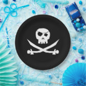 Assiettes En Carton Pirate (Fête)