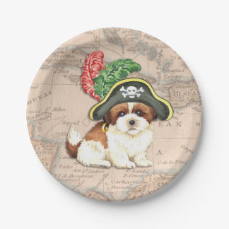 Assiettes En Carton Pirate de Shih Tzu