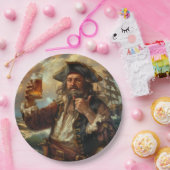 Assiettes En Carton Pirate Man Cave Bar Boisson Table BBQ (Fête)