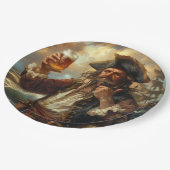Assiettes En Carton Pirate Man Cave Bar Boisson Table BBQ (Angle)