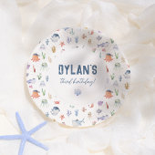 Assiettes En Carton Pirate Ocean Under the Sea Boy Anniversaire