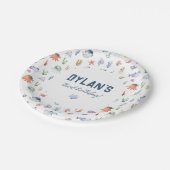 Assiettes En Carton Pirate Ocean Under the Sea Boy Anniversaire (Angle)