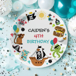 Assiettes En Carton Pirate Ship Trésor Anniversaire Fête<br><div class="desc">Pirate Adventure Collection ! Créez une aventure ludique et mémorable pour le boucanier d'anniversaire et son équipe ! Parcourez nos articles assortis soigneusement conçus pour se compléter de manière transparente. Créez un look cohésif avec décoration coordonnée,  vaisselle et accessoires. Tous les modèles sont © PIXEL PERFECTION PARTY LTD</div>