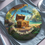 Assiettes En Carton Pirate Treasure & Paradise Island Adventure<br><div class="desc">Yarrr, les planificateurs de la fête des jeunes Scallywags! 🏴 ‍ Lookin'fer la vaisselle parfaite pour faire de votre panier de pirate bash une véritable aventure de sea-farin ? Voici ces plaques de papier de pirate et de trésor de Paradise Island de swashbucklin ! Arr, vous trouverez un majestueux ancre...</div>