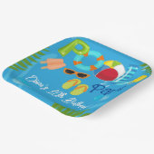 Assiettes En Carton Piscine fêtes été garçon fête d'anniversaire (Angulaire)