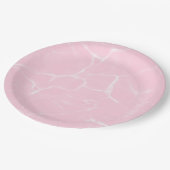 Assiettes En Carton Piscine rose (Angle)