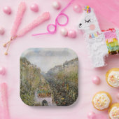 Assiettes En Carton Pissarro - Boulevard Montmartre, Mardi Gras (Fête)