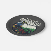 Assiettes En Carton Piste VTT de descente personnalisée (Angle)