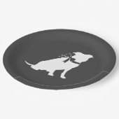 Assiettes En Carton Pit Bull Chien Baby shower Puppy Pitbull (Angle)