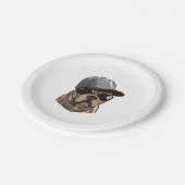 Assiettes En Carton Pitbull Gangster (Angle)