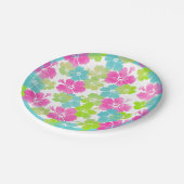 Assiettes En Carton PixDezines luau/hibiscus (Angle)
