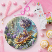 Assiettes En Carton Pixie Fairy sur un tournesol (Fête)