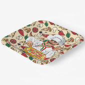 Assiettes En Carton Pizza (Angulaire)