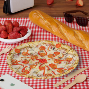 Assiettes En Carton Pizza