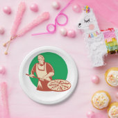 Assiettes En Carton Pizza Baker (Fête)