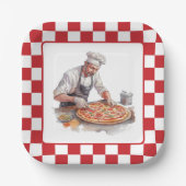 Assiettes En Carton pizza cool (Recto)
