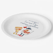 Assiettes En Carton Pizza Funny (Angle)