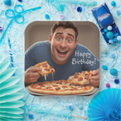 Assiettes En Carton Pizza Man (Fête)
