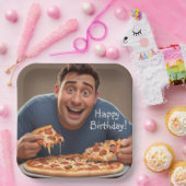 Assiettes En Carton Pizza Man (Fête)