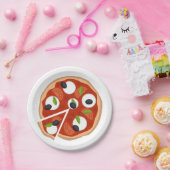 Assiettes En Carton Pizza Mozzarella (Fête)